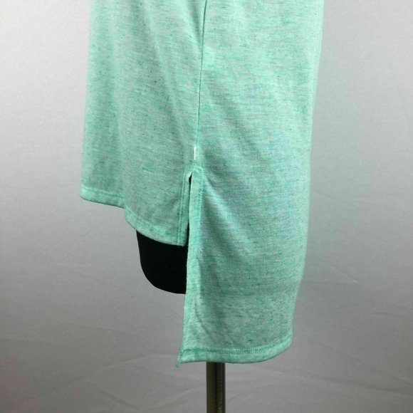 Victorias Secret S Hi-Lo Slit Sides Tank Poly Flax - Picture 5 of 11